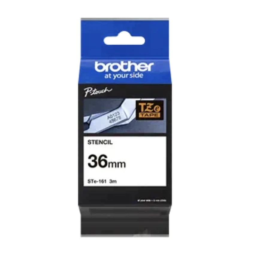 Schablonenbandkassette von Brother – Schwarz, 36 mm breit